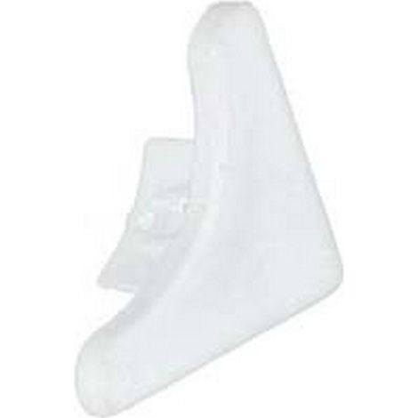 25PZ TAPPO PER PROFILO RACCORDO IGIENICO RIGIDO - bianco