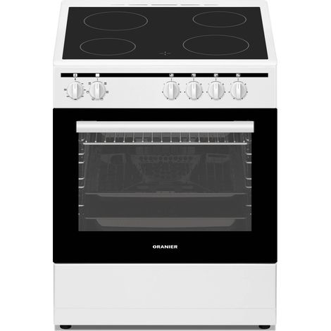 Oranier Elektro-Standherd 60 cm weiß 4 Kochzonen STE637