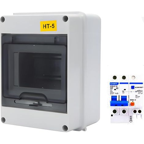 Boîte de distribution d'énergie de bonne résistance aux intempéries avec structure séparée pour une alimentation stable en électricité - Disjoncteur étanche à montage rapide (1/5)