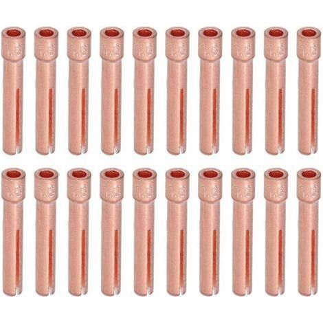 20pcs TIG Collet 1.6mm Orifice Tungsten Electrode for QQ150 WP-9F Welding Torch Accessories (1/5)