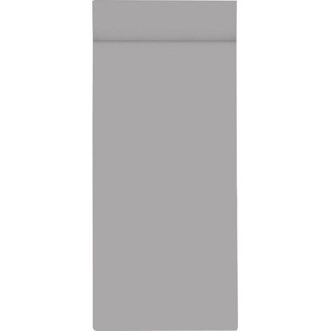 Rideau de porte gris isolant et opaque 26 x 68 pouces avec fixation Velcro, en liquidation