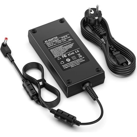 180W 19.5V 9.23A Alimentation Chargeur Ordinateur Portable Compatible avec MSI GF65 GF75 GS63 GS63VR GE70 WS66 WS75 Creator 15 17M (1/5)