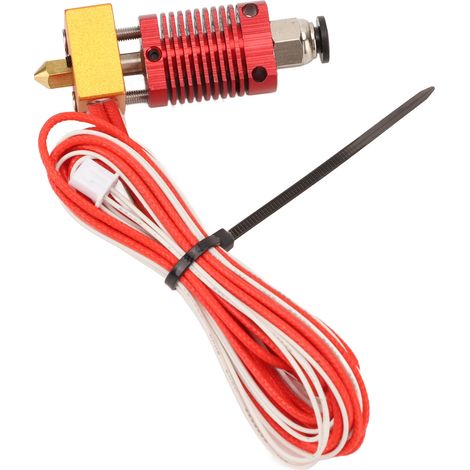 Kit d'extrusion avec clé, tuyau, protection en silicone et buses, accessoire pour imprimante 3D, 20 V, 40 W pour Creality Ender 3 (1/5)