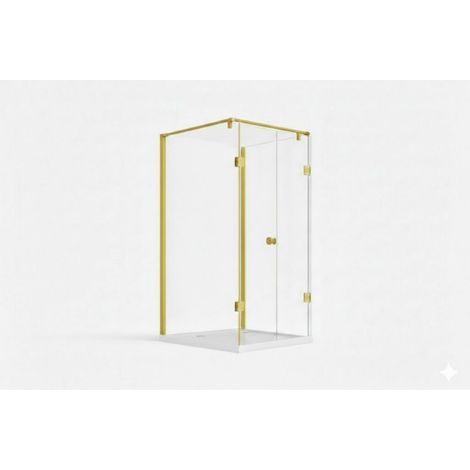Glaswerk Westfalen- Emma 100x80x100cm U Duschkabine GD+TS (1/5)