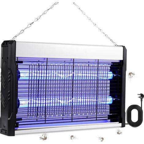 Lampe anti-mouches tue-insectes électronique 3200 v