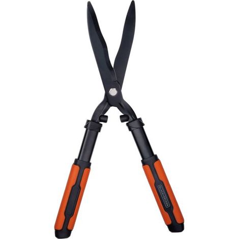 BLACK+DECKER Tagliasiepi Lame in Acciaio seghettato per Giardino Potatura 53 cm (1/4)