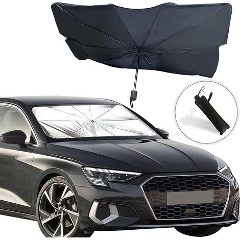Pare-soleil de pare-brise de voiture Pare-soleil parapluie réfléchissant pliable pour voiture (1/5)