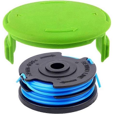 Carretel de linha L0W para cortador de grama GREENWORKS 2101602, 2101602A, 2900719, com tampa do carretel (1/5)