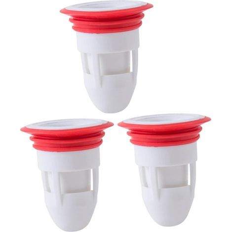 3 Pièces Filtre De Vidange De Sol pour Salle De Bain Et Cuisine Bouchon De Noyau De Drainage Installation Facile Obstructions (1/5)