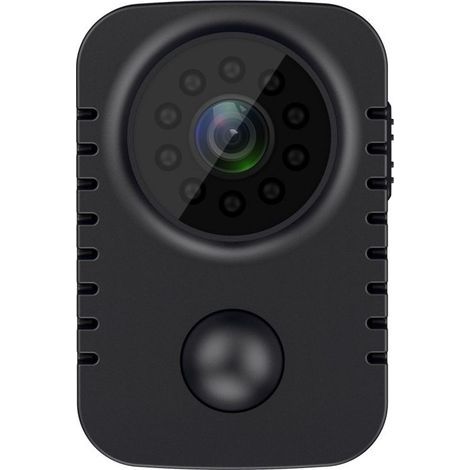 MD29 Mini Caméra HD 1080p, Caméra Portable Infrarouge Grand Angle, Caméra Infrarouge PIR Prise de Vue en Perspective à la Première Personne (1/5)