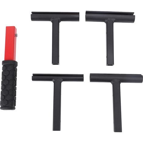4-in-1 Scharnierspalt-Einstellschlüssel-Set, 14–25 mm Türjustierwerkzeug aus hochkohlenstoffhaltigem Stahl (1/5)