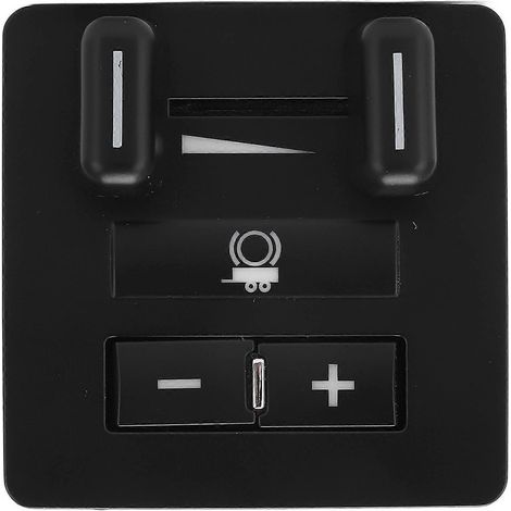 Interrupteur de Commande de Frein de Remorque 15926102 Noir Lisse Résistant, Pièce de Rechange Compatible Silverado 2007-2014 (1/5)