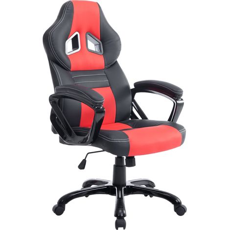 Silla De Oficina Racing Pedro XL Negro/rojo