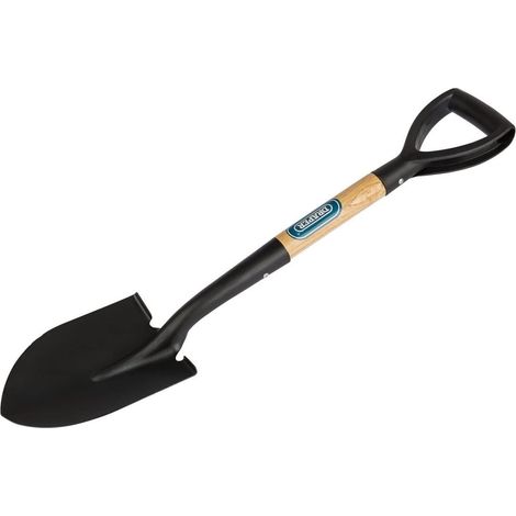 Mini Pelle à Pointe Ronde avec Manche en Bois, 0 V, Noir (1/4)