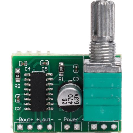 Module amplificateur de puissance numérique miniature PAM8403 5V avec interrupteur, alimentation USB 3W+3W (1/5)