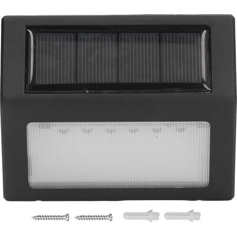 6 LED lampe murale solaire 10000H fonction automatique petite taille couloir lumière pour couloir escalier jardin cour (1/5)
