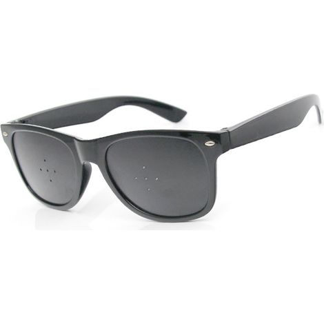 Lunettes à mailles, lunettes à sténopé, lunettes à petits trous, pour l'entraînement et la relaxation des yeux (1/2)