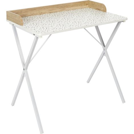 Bureau bicolore avec motifs terrazzo (1/4)