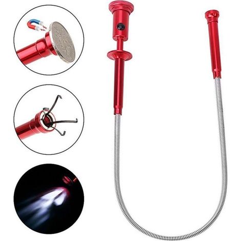 Outil de Ramassage Magnétique, Outil de Ramassage Magnétique Flexible Outil de Ramassage Magnétique 4 Outils de Ramassage de Grappin à Griffes Pickup d’Outil Magnétique, Ramassage d’Outil Magnétique (1/4)
