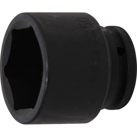 BGS  Vaso  de  impacto  hexagonal,  cuadrado  interior  de  20  mm  (3/4"),  ancho  de  llave  50  mm  -  5650 (1/4)