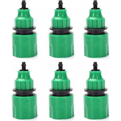 tuyau d'arrosage tuyau un sens adaptateur robinet raccord raccord pour irrigation Lot de 6 (1/5)