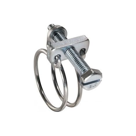 Collier de serrage à double fil Diamètre 40 à 45 Inox W4