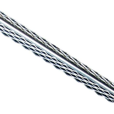 PARASPIGOLO in ALLUMINIO RETINATO 2,80 mt a 5 MAGLIE Spessore intonaco 10 mm
