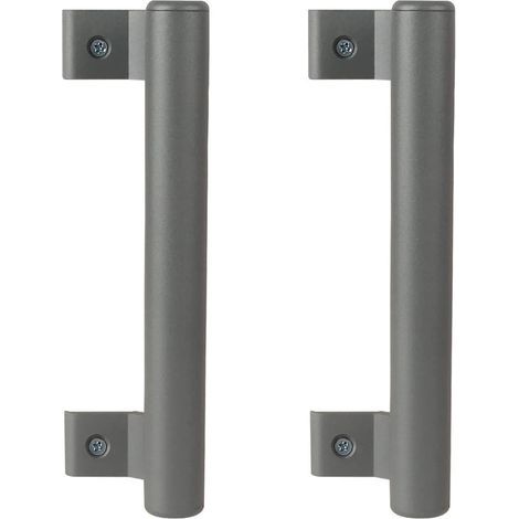 2 pièces poignée de porte coulissante 8 pouces matériau en alliage d'aluminium convient pour porte patio, porte en verre. Remplacement de certaines anciennes poignées de porte (1/5)