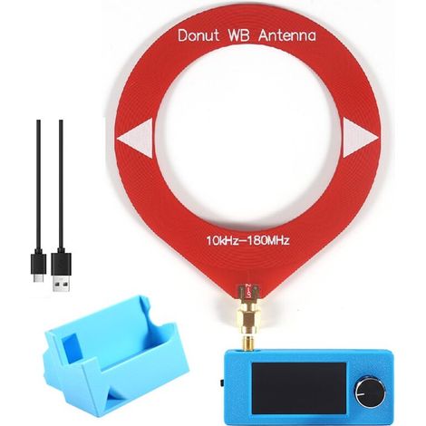 Geeignet für den Radioempfänger SI4732 mit 1,9-Zoll-Bildschirm, Frequenzbereich von 10 kHz–180 MHz, unterstützt FM/AM/LSB/USB und Kurzwellenempfang und unterstützt die 3D-Funktion.