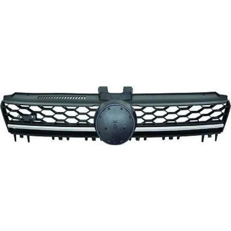 Grille de calandre avant noir et chromée Volkswagen Golf 7 GTD phase 1 2012-2017
