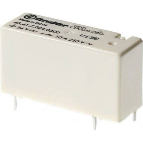Relais Pour Circuit Imprime - 18 V DC - 10 A - 1 Contact Inverseur - 1 Piece