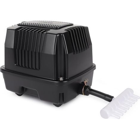 Pompe à Air pour Bassin,25W Aérateur Bassin, Pompe à Air pour Bassin Extérieur avec Conversion Connecteur,Fish Pond Air Pump for Fishing Yacht,Fish Farm and Hydroponic (1/5)