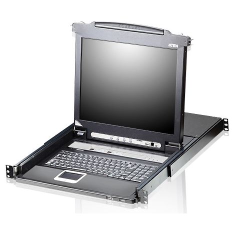 ATEN CL5708M-ATA-GG console a rack 43,2 cm (17") Nero 1U (1/4)