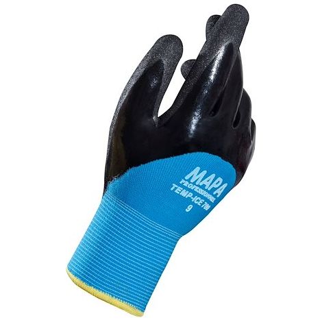 Gants de manutention Mapa TEMPICE 700 taille 9, Thermique, 1 Paire, Bleu ( Prix pour 1 paire ) (1/5)