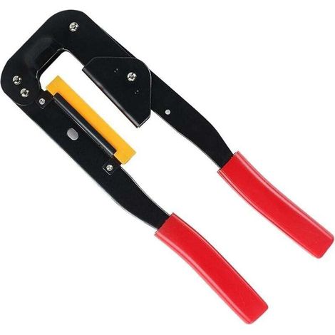 Pinza crimpatrice per cavi, pinza crimpatrice IDC professionale, pinza per connettori per cavi piatti, strumenti per riparazioni elettriche (1/4)