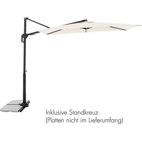 Doppler ACTIVE Pendel Green Edition 240 x 135 cm Pendelschirm Sonnenschirm Ampelschirm 4 Farben 820 Natur (1/5)