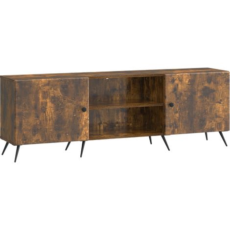 Mobile TV Rovere Fumo 150 x 31 x 50 cm Legno ingegnerizzato vidaXL