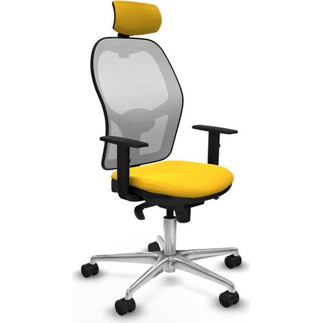 Piqueras y Crespo Bürostuhl Jorquera gelb ergonomisch