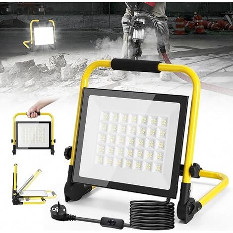 LED Floodlight 200W – 22000LM, 6500K Cool White, 3 Levels (1/5)