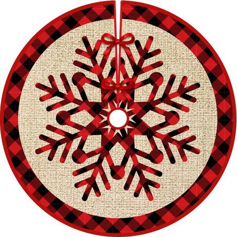 90cm diameter Christmas tree skirt, Christmas tree background aprons, Christmas tree decoration, home decor (Style 14) (1/5)