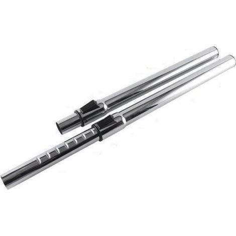 Tuyau Rétractable - Acier Inoxydable - Diamètre 32 mm - Pour Aspirateurs - Longueur Réglable Jusqu'à 470 mm - 1 Pièce (1/2)