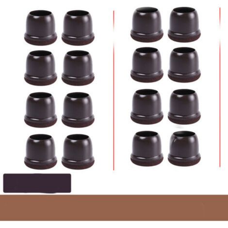 16-Piece Chair Leg Protectors, Various Diameters, Chair Pads with Thickened Felt, Elastic Bands, Adaptable to Chairs, Sofas, Tables – Protectors