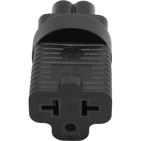 Adaptateur secteur IEC320 C6 mâle vers NEMA US 3 broches femelle convertisseur d'alimentation IEC320 C6 vers NEMA 5-15R, 5-20R, 6-15R ou 6-20R 125 V (1/5)