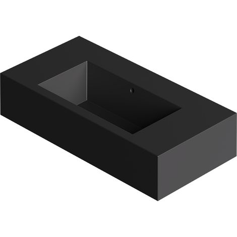 KUBO 100 Noir 1 trou Bonde Siphon Noir