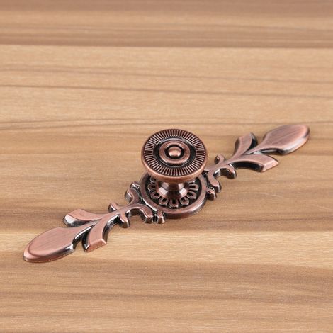 Europäischer Möbelgriff ManoMano Schubladengriff Schrank Zinklegierung 120 mm Rotbronze 4 Farben (1/5)