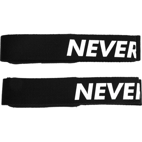 1 Paire de Sangles de Levage pour Powerlifting et Deadlift - Fitness et Musculation Noir (1/5)