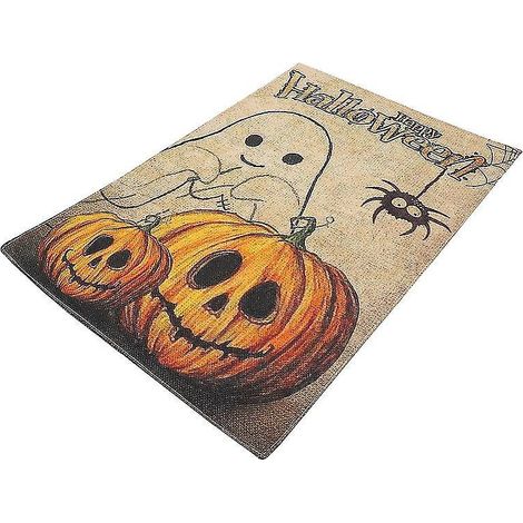 1 drapeau de jardin extérieur pour décorations d'Halloween