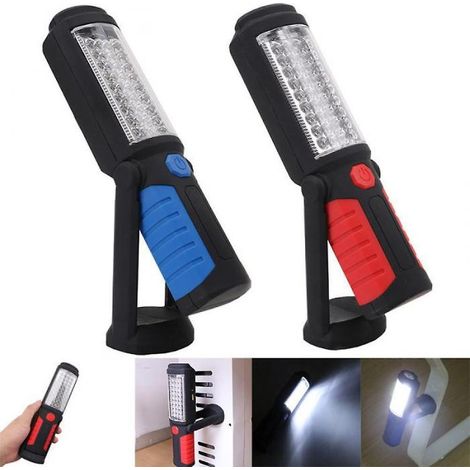 Lampe de travail d'urgence extérieure rechargeable par USB avec crochet et support (1/3)