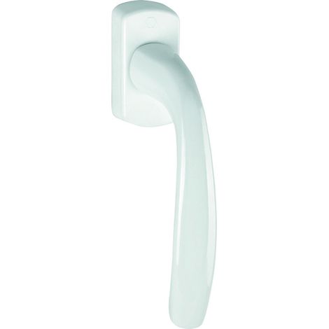 Hoppe Fenstergriff New York 0810/U10 Aluminium F9016 / verkehrsweiß 35 mm Standard