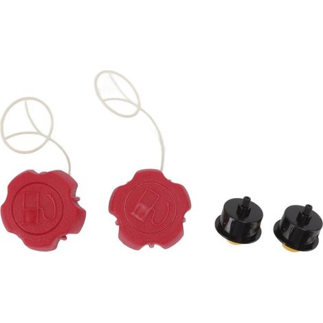 Kit de pièces de rechange pour bouchon de carburant de tondeuse à gazon, 2 pièces, pour Fuxtec FX RM 1630 1855 1860 2055 2060 2060PRO (1/5)